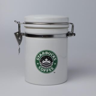 スターバックスコーヒー(Starbucks Coffee)の【希少・新品】スターバックス サウジアラビア限定 水没ロゴ 陶器 キャニスター(容器)