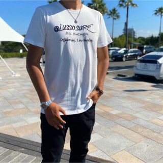 パタゴニア(patagonia)の湘南で人気☆LUSSO SURF 刺繍ロゴTシャツ　Mサイズ☆RVCA(Tシャツ/カットソー(半袖/袖なし))