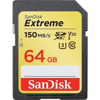 SanDisk 64GB Extreme UHS-I SDXC SDSDXV6(その他)