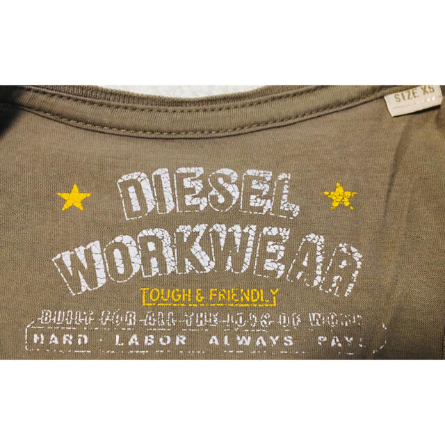 DIESEL(ディーゼル)のDIESEL メンズ Tシャツ 男女兼用可能　XS メンズのトップス(Tシャツ/カットソー(半袖/袖なし))の商品写真