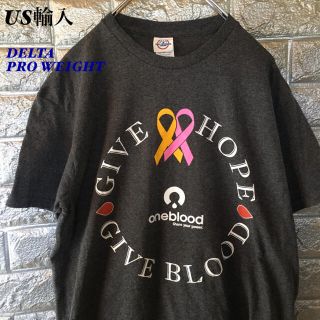 デルタ(DELTA)の【US輸入】90s DELTA Give HopeGiveBlood Tシャツ(Tシャツ/カットソー(半袖/袖なし))