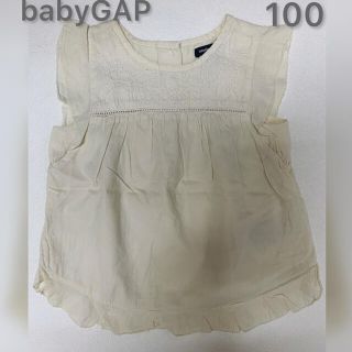 ベビーギャップ(babyGAP)のbabyGAP  女の子　ワンピース  トップス　カットソー100cm(Tシャツ/カットソー)