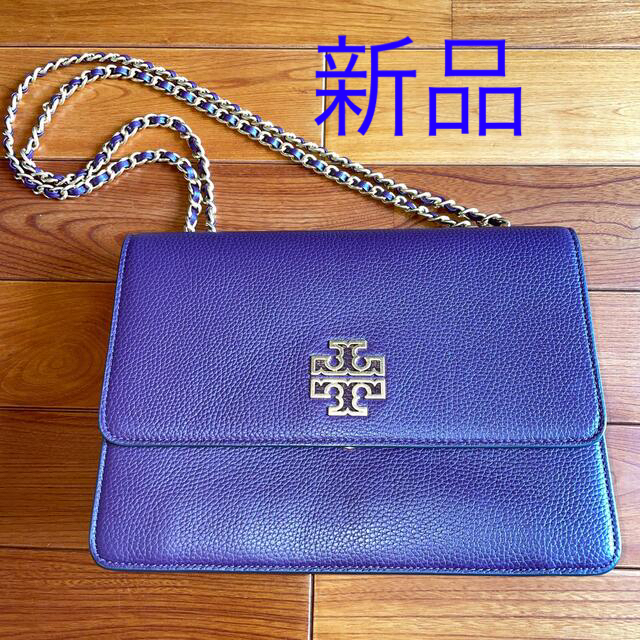 白 フリル付 新品 トリーバーチ 斜めがけ ショルダー バッグ チェーン