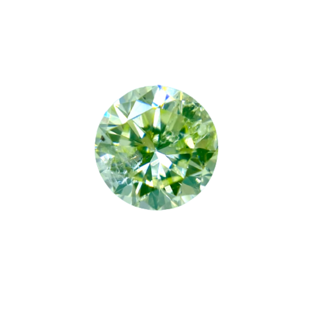 超美品の FANCY YELLOW GREEN 0.454ct RD/RT0688/CGL その他