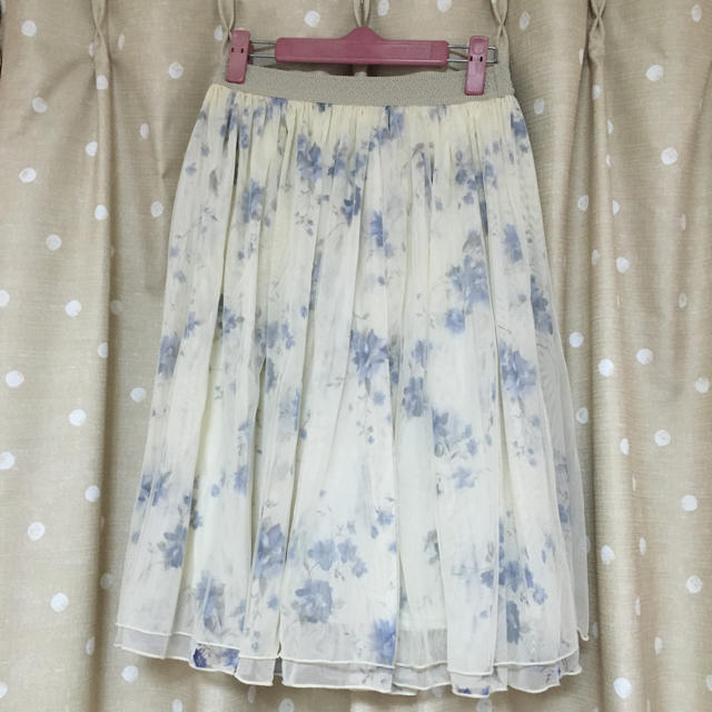 SNIDEL(スナイデル)の最終値下げ❤︎スナイデル❤︎花柄チュールスカート レディースのスカート(ひざ丈スカート)の商品写真
