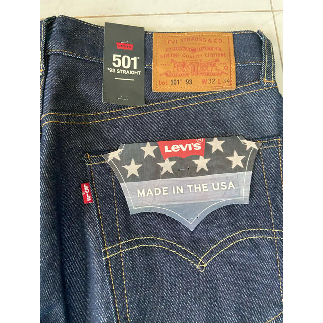 Levi's(リーバイス)のかず様専用新品　リーバイス　501 W32 L34セルビッジ　 赤耳　リジッド メンズのパンツ(デニム/ジーンズ)の商品写真