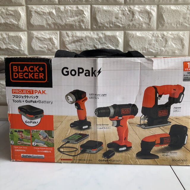 【シリーズで】 Black+Decker ブラックアンドデッカー GoPak 電動工具一式の通販 by Y&Y&Y&Y's shop｜ラクマ のモバイル