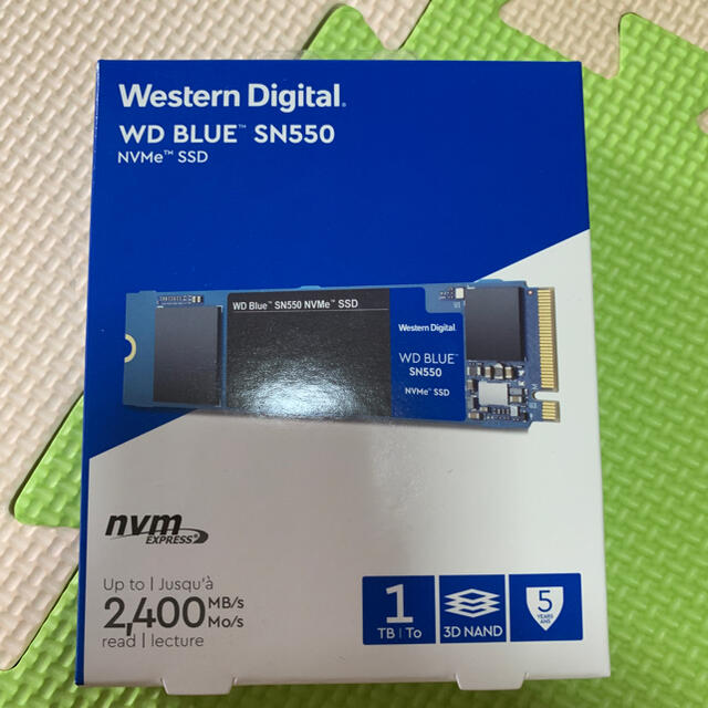 Western Digital SSD 1TB WD Blue SN550 スマホ/家電/カメラのPC/タブレット(PCパーツ)の商品写真