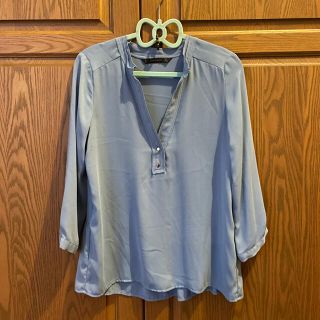 ザラ(ZARA)のZARA シフォンバック切替ブラウス(シャツ/ブラウス(長袖/七分))