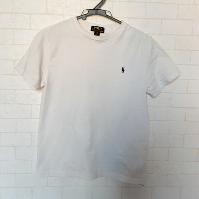 POLO RALPH LAUREN(ポロラルフローレン)のポロ　ラルフローレン　白Ｔシャツ レディースのトップス(Tシャツ(半袖/袖なし))の商品写真