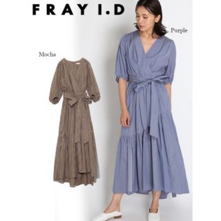 フレイアイディー(FRAY I.D)のfray i.d カシュクールコットンワンピ(ロングワンピース/マキシワンピース)