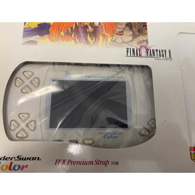 新品 WS ファイナルファンタジー II 本体同梱版 ワンダースワンカラー