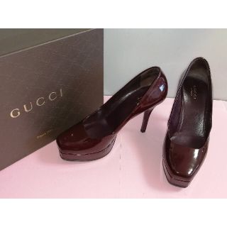 グッチ(Gucci)の美品‼️GUCCI グッチ パンプス 3921053(ハイヒール/パンプス)