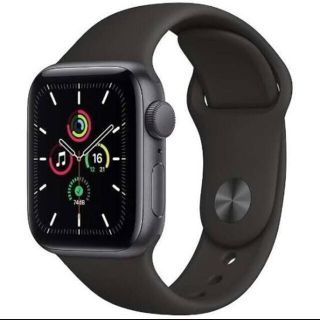 アップルウォッチ(Apple Watch)のApple Watch SE GPSモデル 40mmスペースグレイアルミニウム…(腕時計)