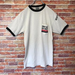 ショット(schott)のUSA古着　ショット　schott 半袖tシャツ ポケt  Lサイズ　ゆるダボ(Tシャツ/カットソー(半袖/袖なし))