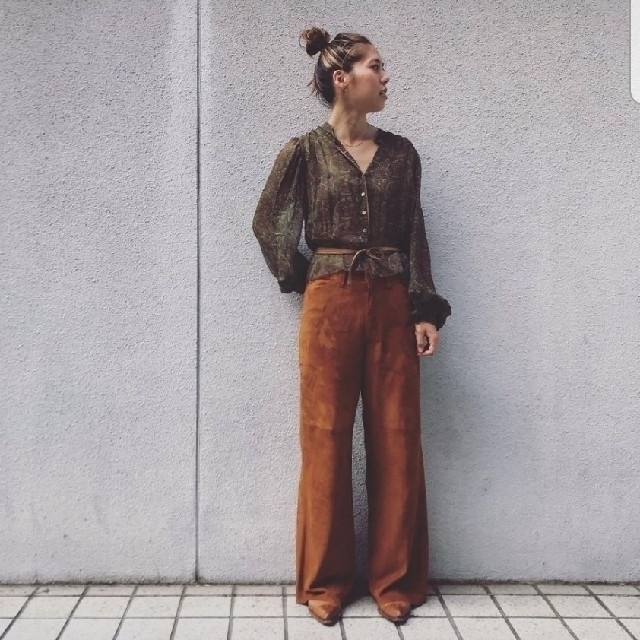 Fabiane Roux - 超美品nowos suede pants スウェードパンツ