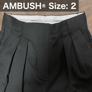 アンブッシュ(AMBUSH)のAMBUSH High Waist Suit Pants Trousers (スラックス)