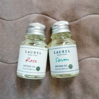 シロ(shiro)のローレル LAUREL アロマオイル 2本セット サボン＆ローズ(アロマオイル)