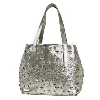 ジミーチュウ(JIMMY CHOO)のジミーチュウ ソフィア スタースタッズ ハンドバッグ レディース 【中古】(ハンドバッグ)