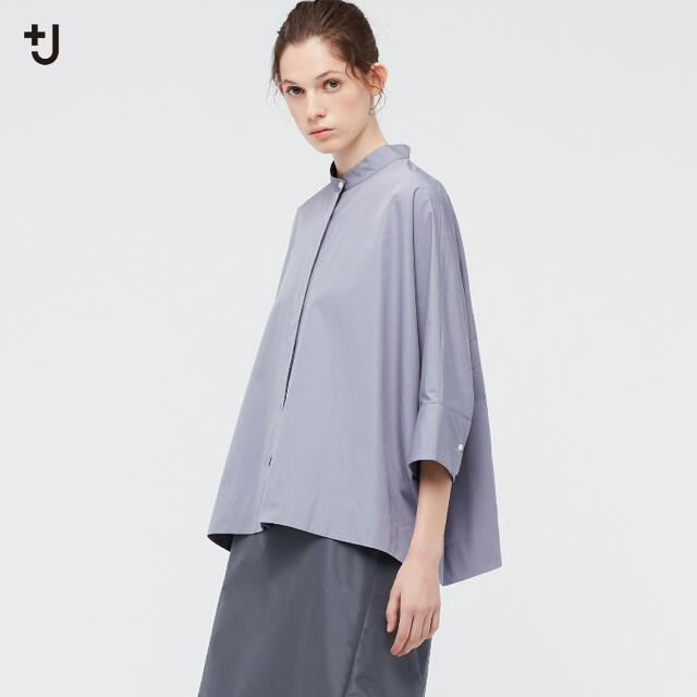 UNIQLO(ユニクロ)のスピーマコットンドルマンスリーブシャツ　ユニクロ　＋J レディースのトップス(シャツ/ブラウス(長袖/七分))の商品写真