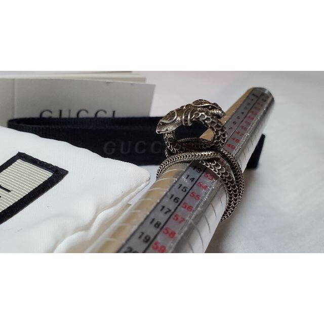 GUCCI - 正規未 レア グッチ ガーデン スネークリング 13 双蛇 GUCCI - 正規未 レア グッチ ガーデン スネークリング 13 双蛇
