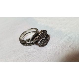 Gucci - 正規未 レア グッチ ガーデン スネークリング 13 双蛇
