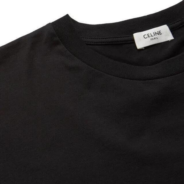 CELINE tシャツ フロントロゴ L 大きいサイズ