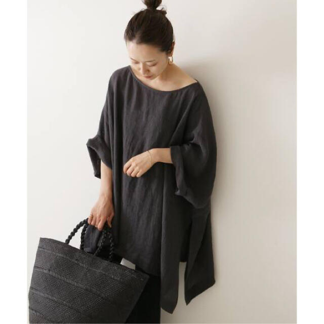 Plage Poncho ポンチョブラウス　リネン linen