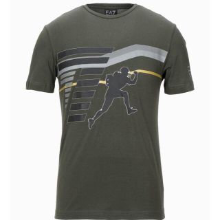 エンポリオアルマーニ(Emporio Armani)の新品 エンポリオアルマーニEA7 Tシャツ ミリタリーグリーン　XS(Tシャツ/カットソー(半袖/袖なし))