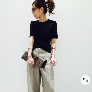 アパルトモンドゥーズィエムクラス(L'Appartement DEUXIEME CLASSE)のL'Appartement★Rib ショートスリーブ Knit(ニット/セーター)