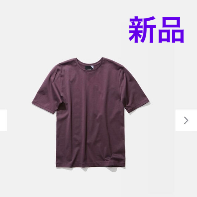 ATON エイトン　Tシャツ　バーガンディ　サイズ02 新品