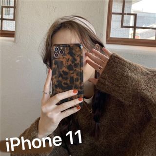 ★iPhoneケース　べっ甲柄　iPhone11(iPhoneケース)