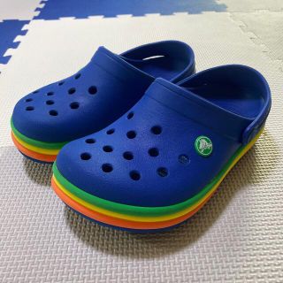 クロックス(crocs)のクロックス　クロックバンド　キッズ　21 J3 レインボー(サンダル)