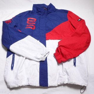 トミー(TOMMY)のTommy Jeans　ジャケット　メンズ　レッド(ナイロンジャケット)