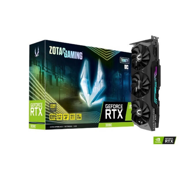 新品未開封！　ZOTAC RTX 3080 Trinity OCPCパーツ