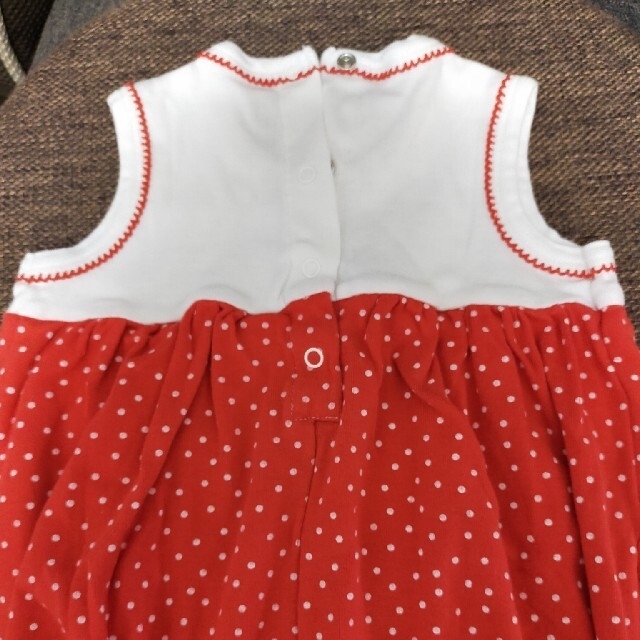 PETIT BATEAU(プチバトー)のn様専用  PETIT BATEAU 12m 74cm ロンパース 水玉 キッズ/ベビー/マタニティのベビー服(~85cm)(ロンパース)の商品写真