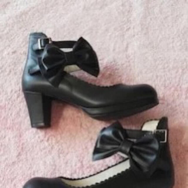 JaneMarple(ジェーンマープル)のLIEF 2ストラップシューズ　ブラック レディースの靴/シューズ(ハイヒール/パンプス)の商品写真
