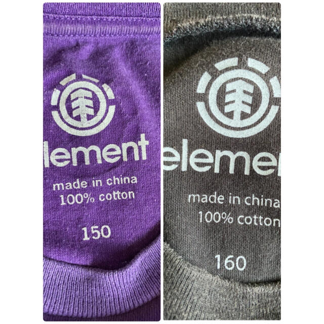 ELEMENT(エレメント)のELEMENT キッズ　Tシャツ　2枚セット　150 160 キッズ/ベビー/マタニティのキッズ服男の子用(90cm~)(Tシャツ/カットソー)の商品写真