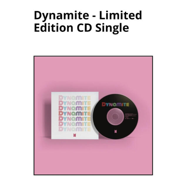 BTS DYNAMITE LIMITED EDITION CD ♪US ONLY