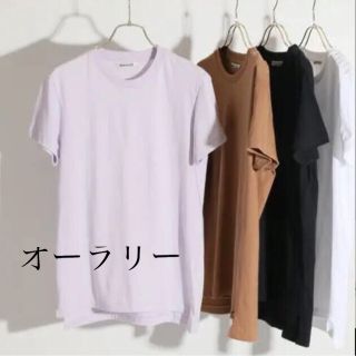 イエナ(IENA)のイエナ✖️オーラリー　シームレスTシャツ(Tシャツ(半袖/袖なし))