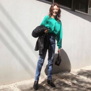 マウジー(moussy)のmoussy シアーニット(カットソー(長袖/七分))