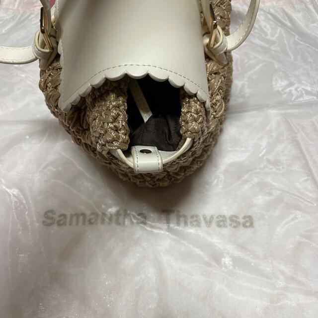 Samantha Thavasa(サマンサタバサ)の美品✨サマンサタバサ カゴ バック ピンク レディースのバッグ(かごバッグ/ストローバッグ)の商品写真