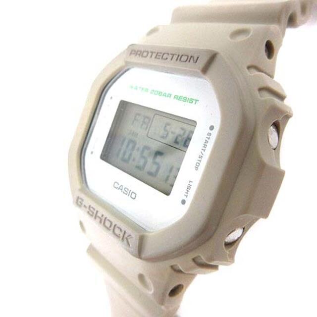 カシオG-SHOCK DW-5600M 腕時計 ミリタリー ラバー ベージュ メンズの時計(腕時計(デジタル))の商品写真