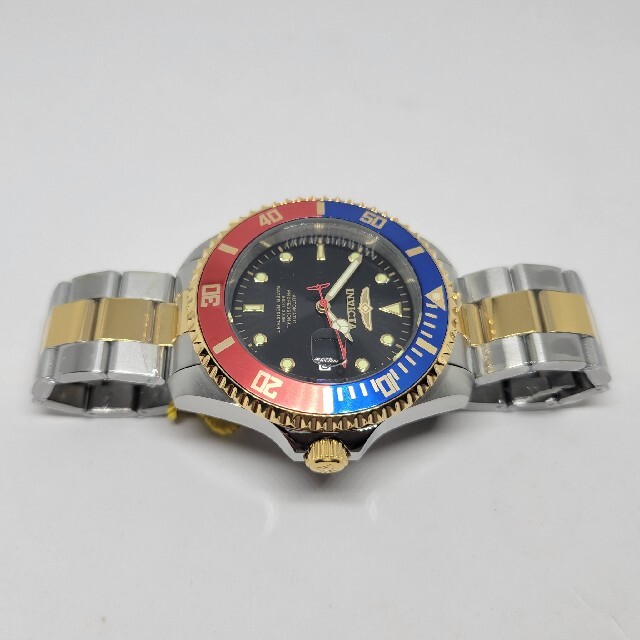 Invicta 47mm プロダイバー オート ペプシっぽいw 王道コンビブレス