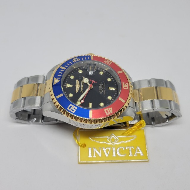 王道☆》インビクタ 47mm プロダイバー オート ペプシベゼル&コンビ
