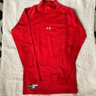 アンダーアーマー(UNDER ARMOUR)のUNDER ARMOUR アンダーシャツ(赤)(ウェア)