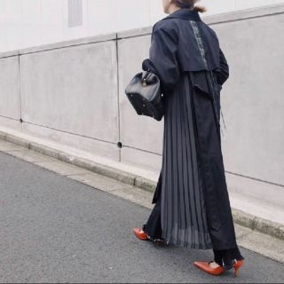 アメリヴィンテージ(Ameri VINTAGE)のAmeri BALLOON SLEEVE PLEATS TRENCH(トレンチコート)