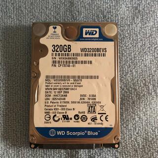 Westerndigital 2.5インチ 9.5mm HDD 320GB(PCパーツ)