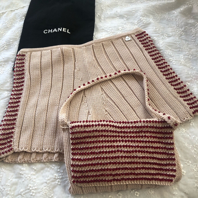 CHANEL(シャネル)の超レアな５点セット！☆CHANEL☆シャネル☆レッドスワロフスキーツイードスーツ レディースのフォーマル/ドレス(スーツ)の商品写真