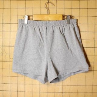 USA SOFFE トレーニングパンツ ショーツXLグレー無地ショートss169(ショートパンツ)